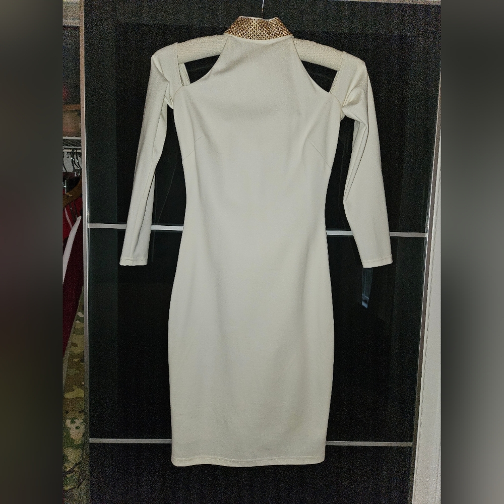White cocktail dress